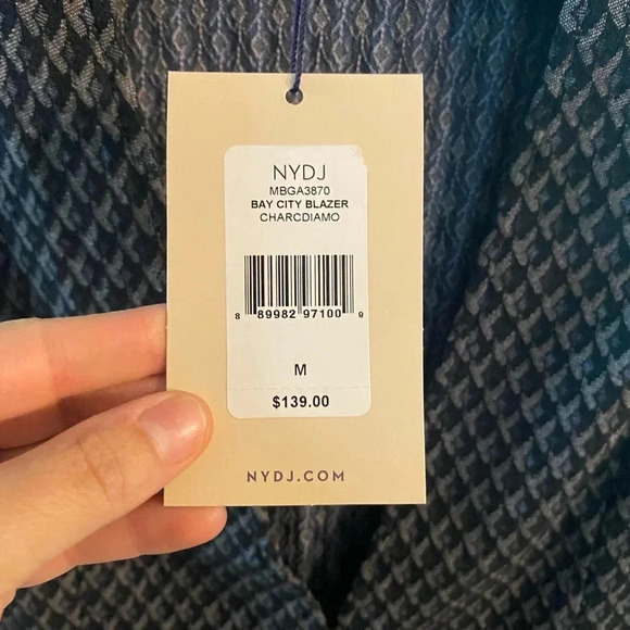 NYDJ Bay City Blazer Size Medium‎ NWT - Picture 8 of 9